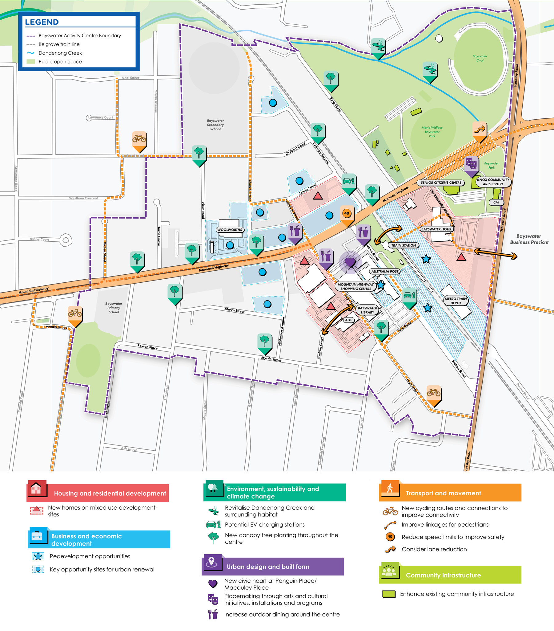 Building A Better Bayswater Knox City Council   Bayswater Opportunities Map For HYS 