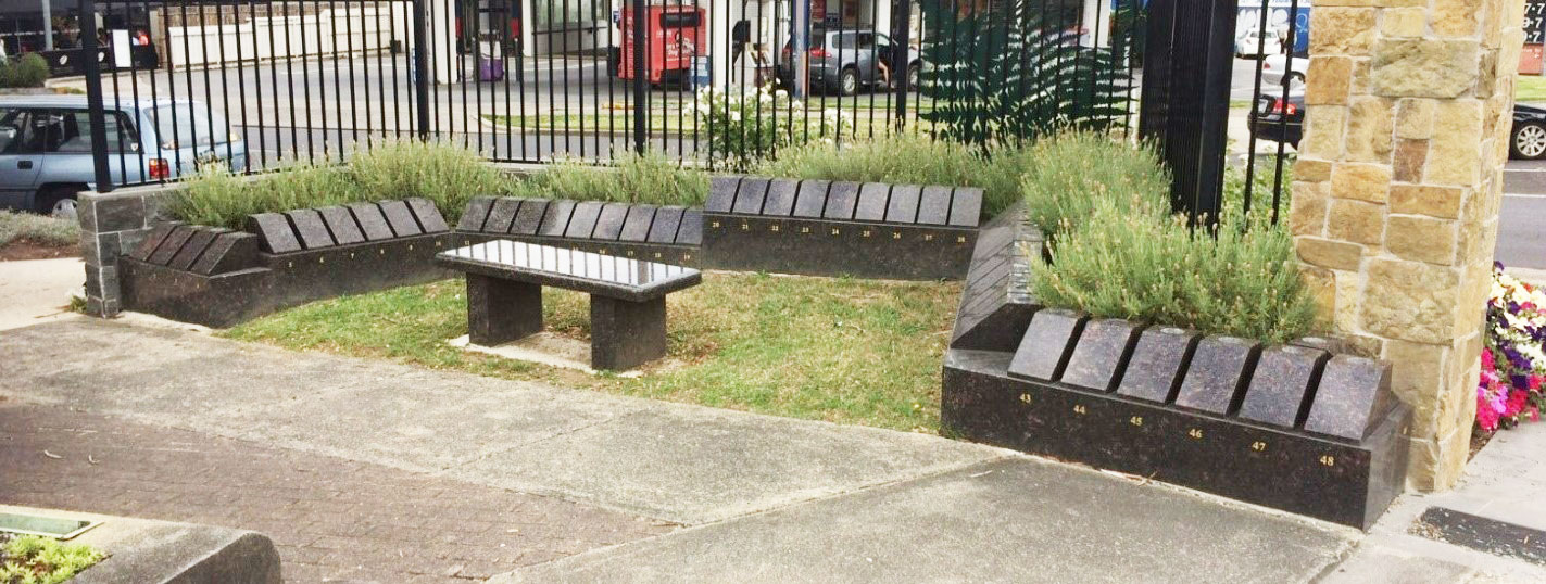 New ashes interment area in Ferntree Gully Cemetery