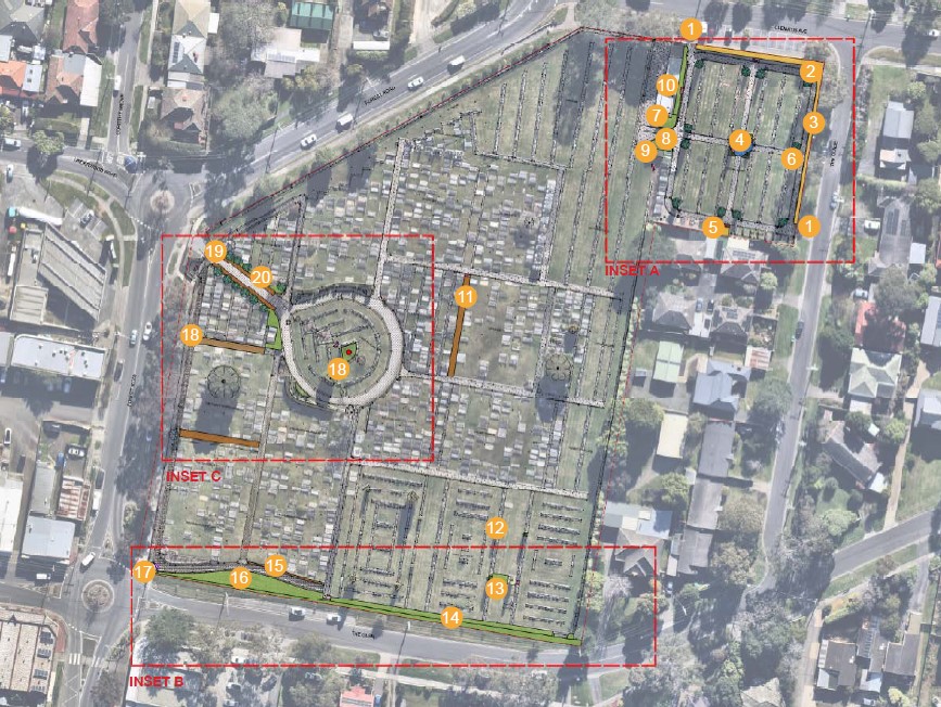 Proposed opportunities for the Cemetery